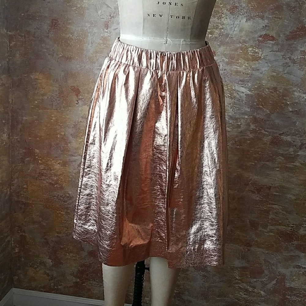 Anthropologie Copper Skirt